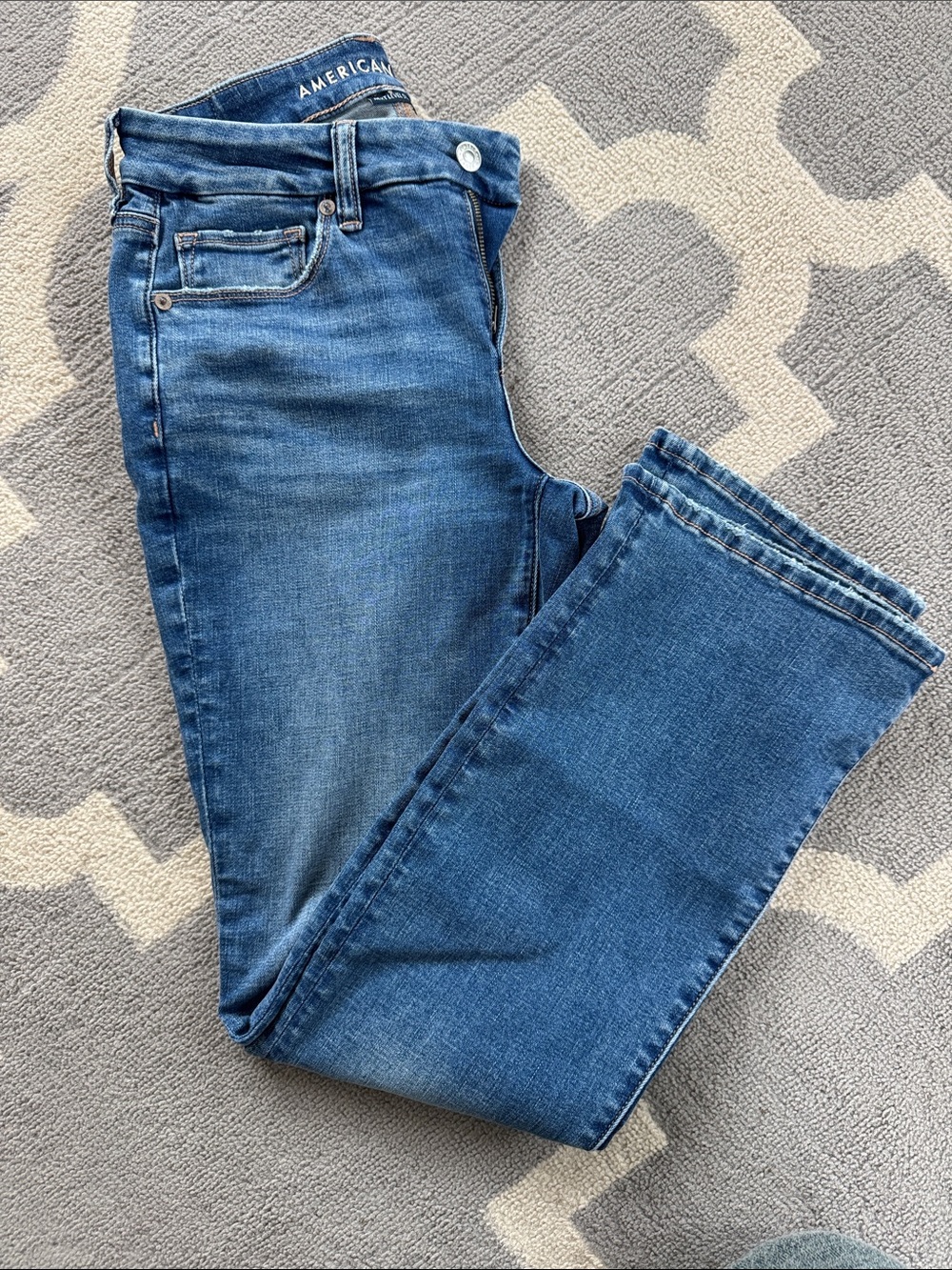 American Eagle Outfitters Blue Skinny kick